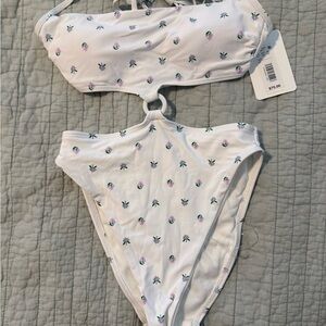 GB Floral Print bathing suit Set size small